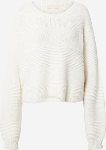 LENI KLUM x ABOUT YOU - Pullover 'Irina' em branco: frente