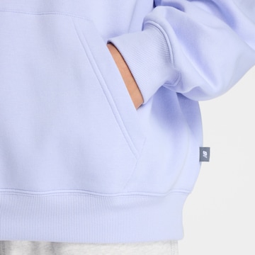 new balance Sweatshirt 'Trackside' in Blauw