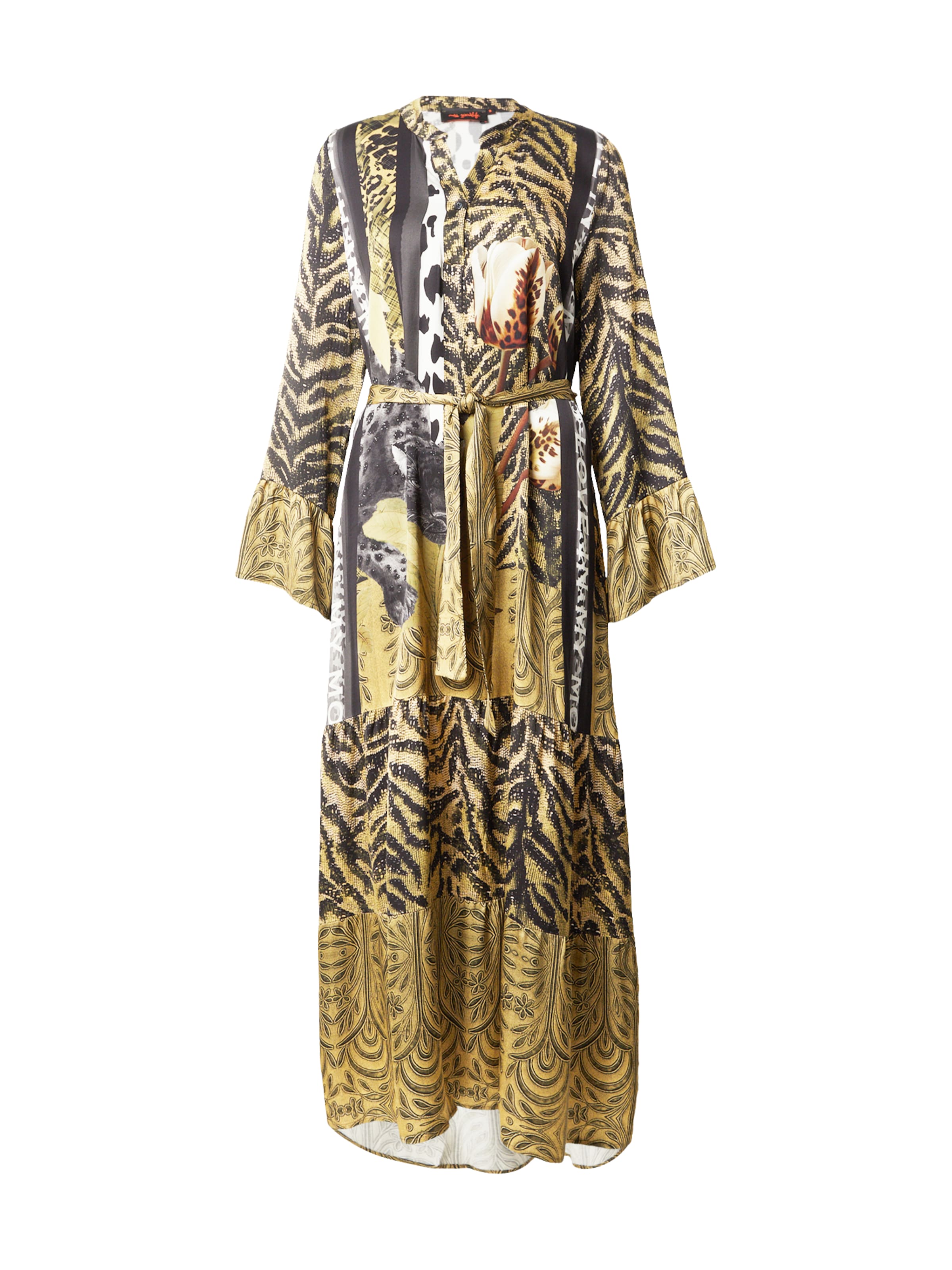 Robe 'Dark Glow' miss goodlife en marron : devant