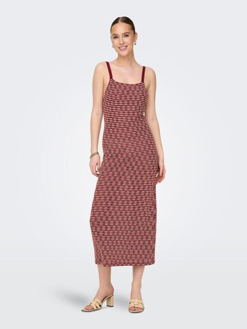 ONLY Knit dress 'ONLTOVE' in Red: front