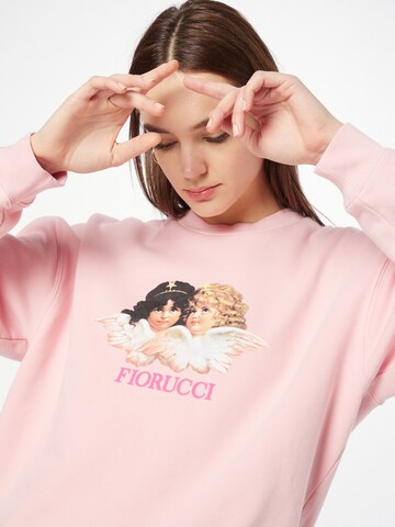 Bluză de molton de la Fiorucci pe roz