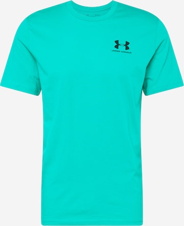 UNDER ARMOUR Funkční tričko – zelená: přední strana