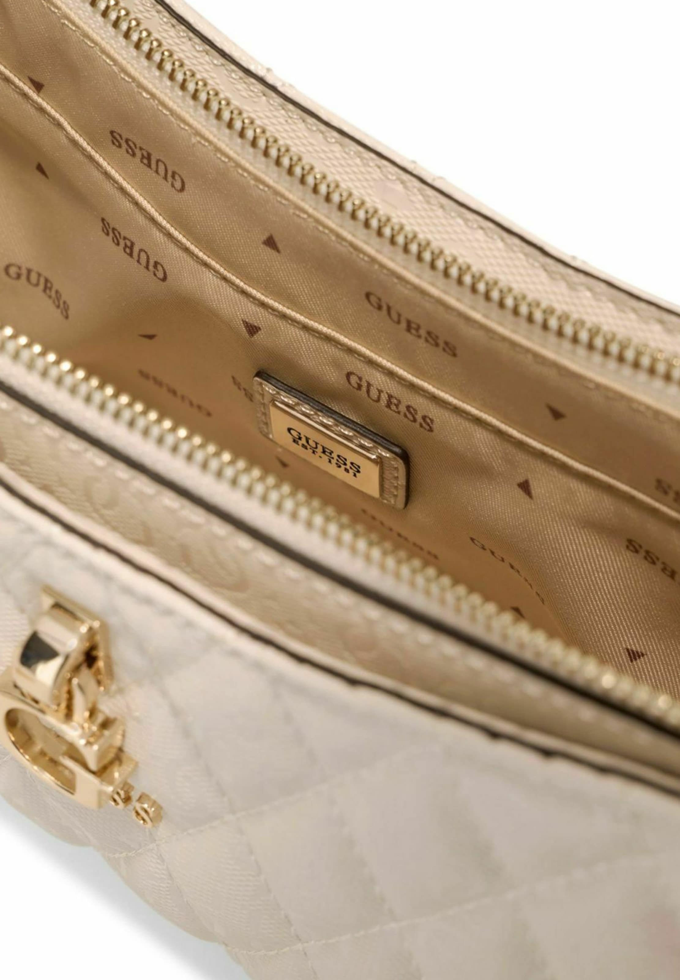 GUESS Schultertasche 'TAMARA' in Beige
