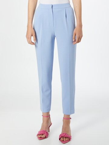 Effilé Pantalon à plis Dorothy Perkins en bleu : devant