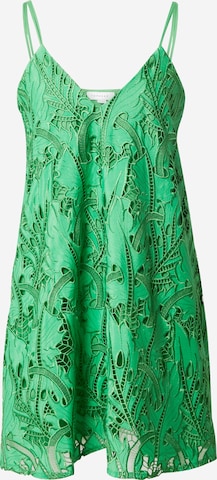 TOPSHOP Zomerjurk in Groen: voorkant