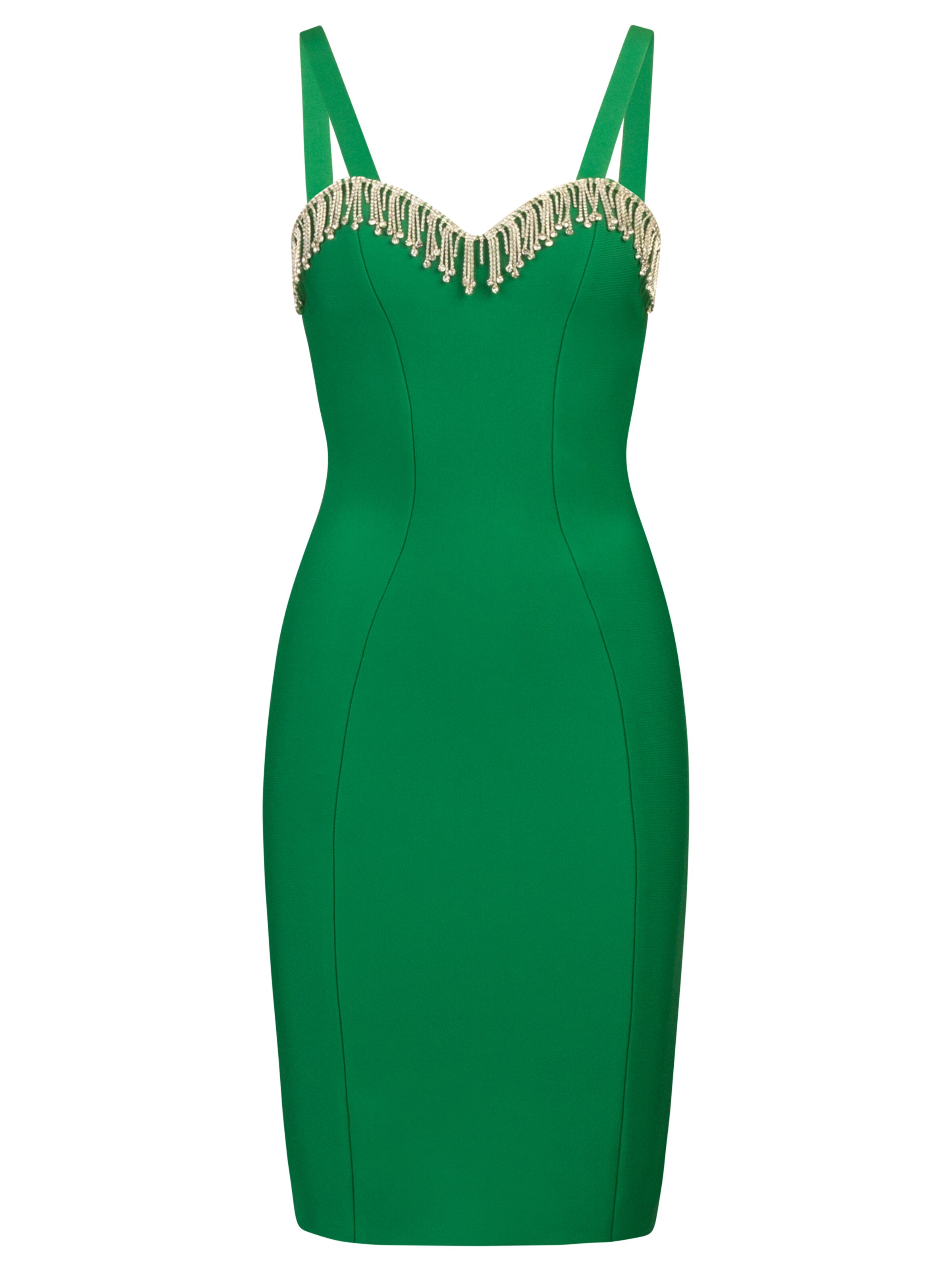 Robe de cocktail Kraimod en vert : devant