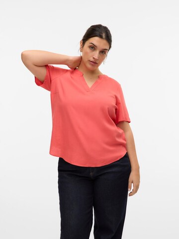 Vero Moda Curve Bluse 'VMCMymilo' i orange: forside
