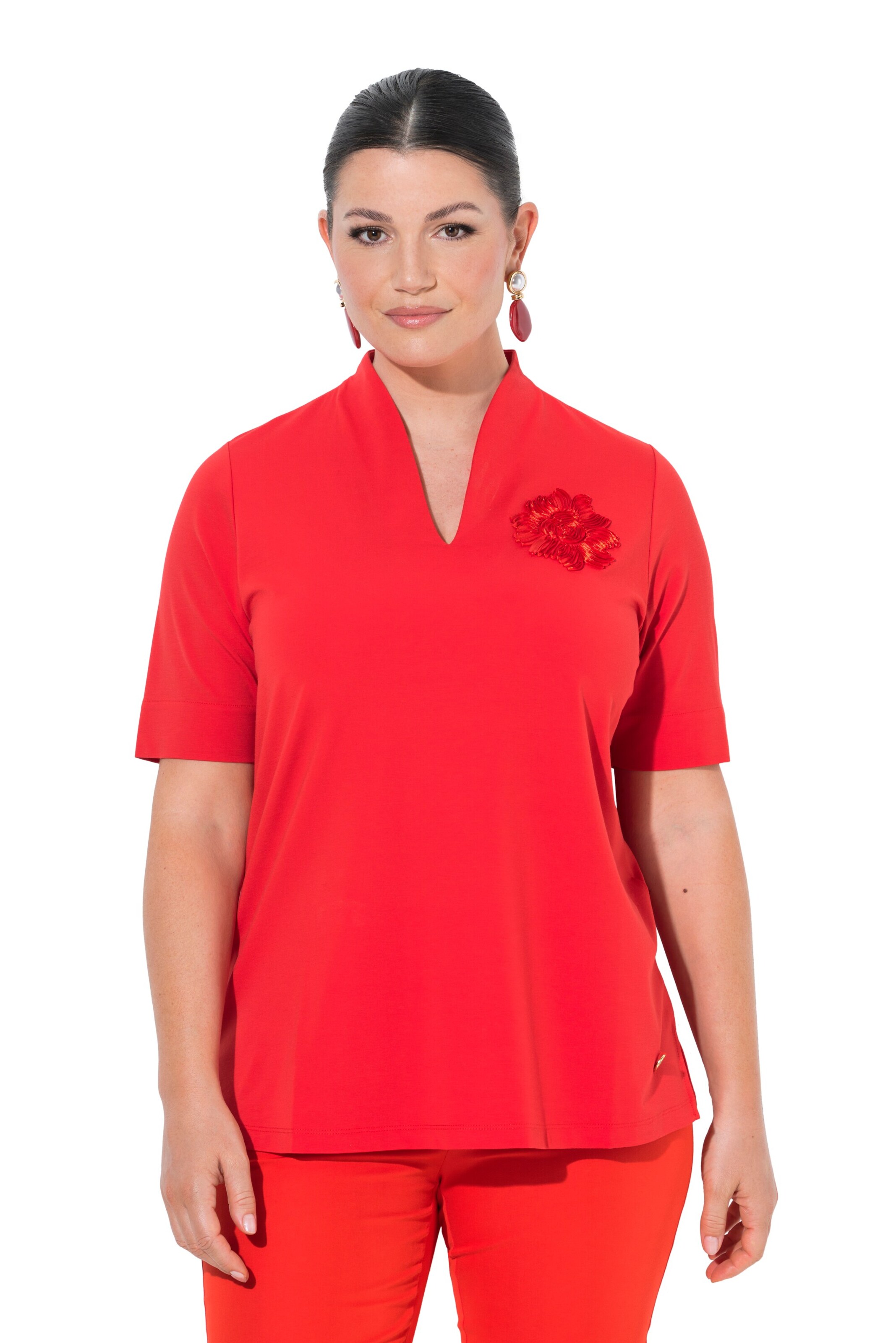 Ulla Popken Shirt in Red: front