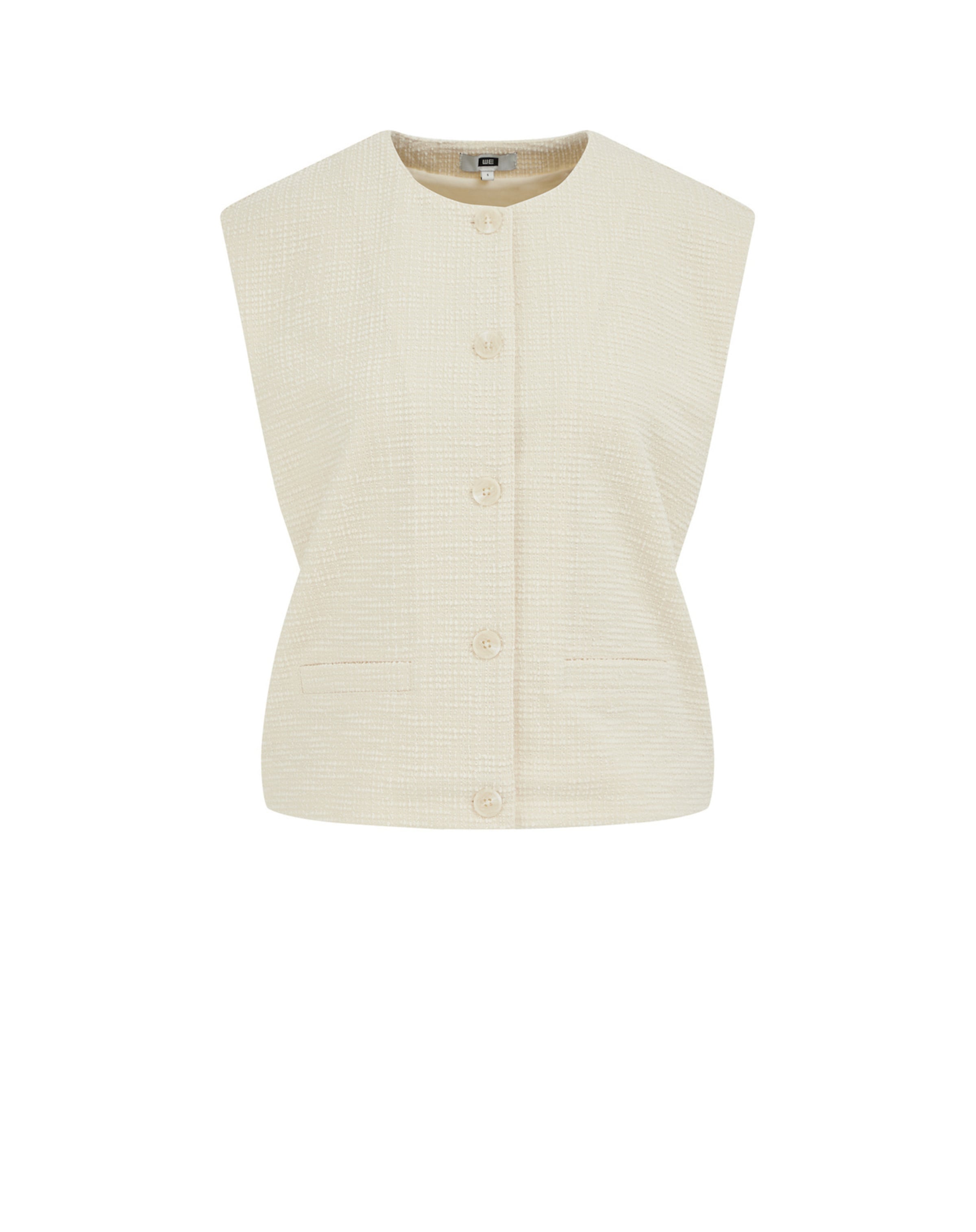 WE Fashion Väst i beige: framsida