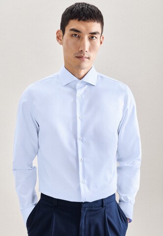 SEIDENSTICKER Slim Fit Business Hemd in Blau