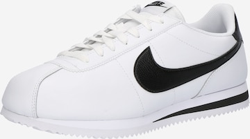 Baskets basses 'Cortez' Nike Sportswear en blanc : devant