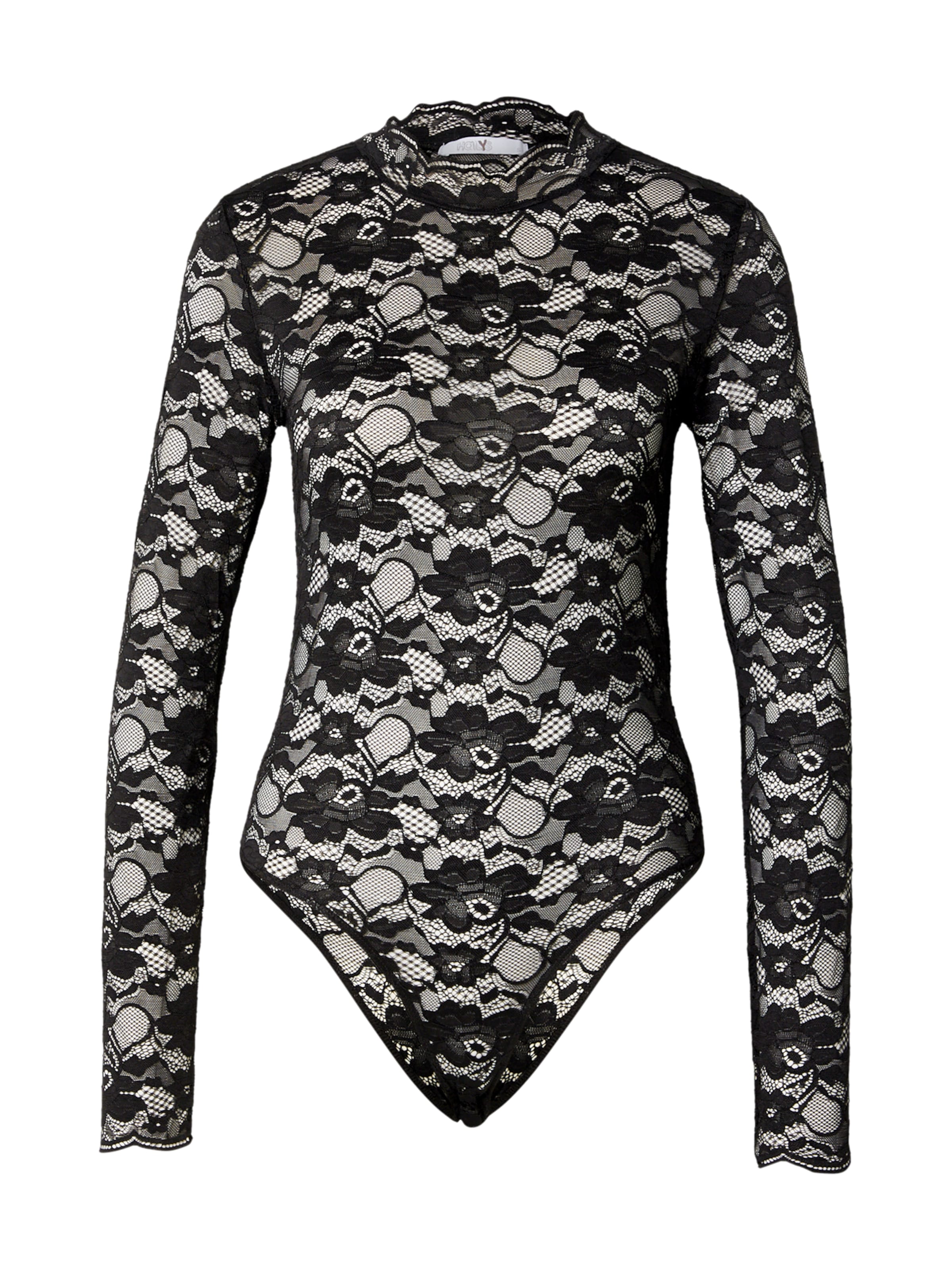 Hailys - Body camiseta 'So44phia' en negro: frente