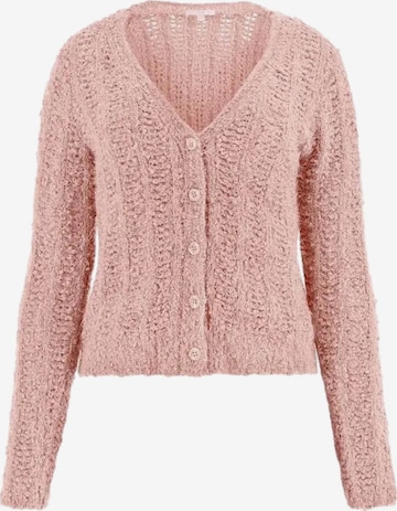 GUESS Gebreid vest 'Bea' in Roze: voorkant