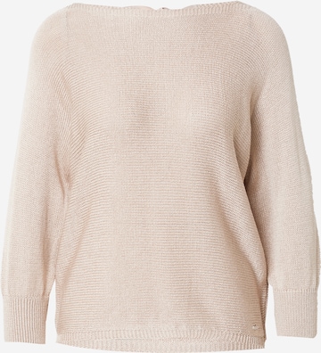 MORE & MORE Sweater 'Dolman' in Beige: front