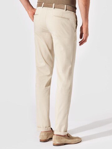 Hiltl Slimfit Chinohose 'Tamo - Portofino Chino'‌‌‌‌‌‌‌ in Beige