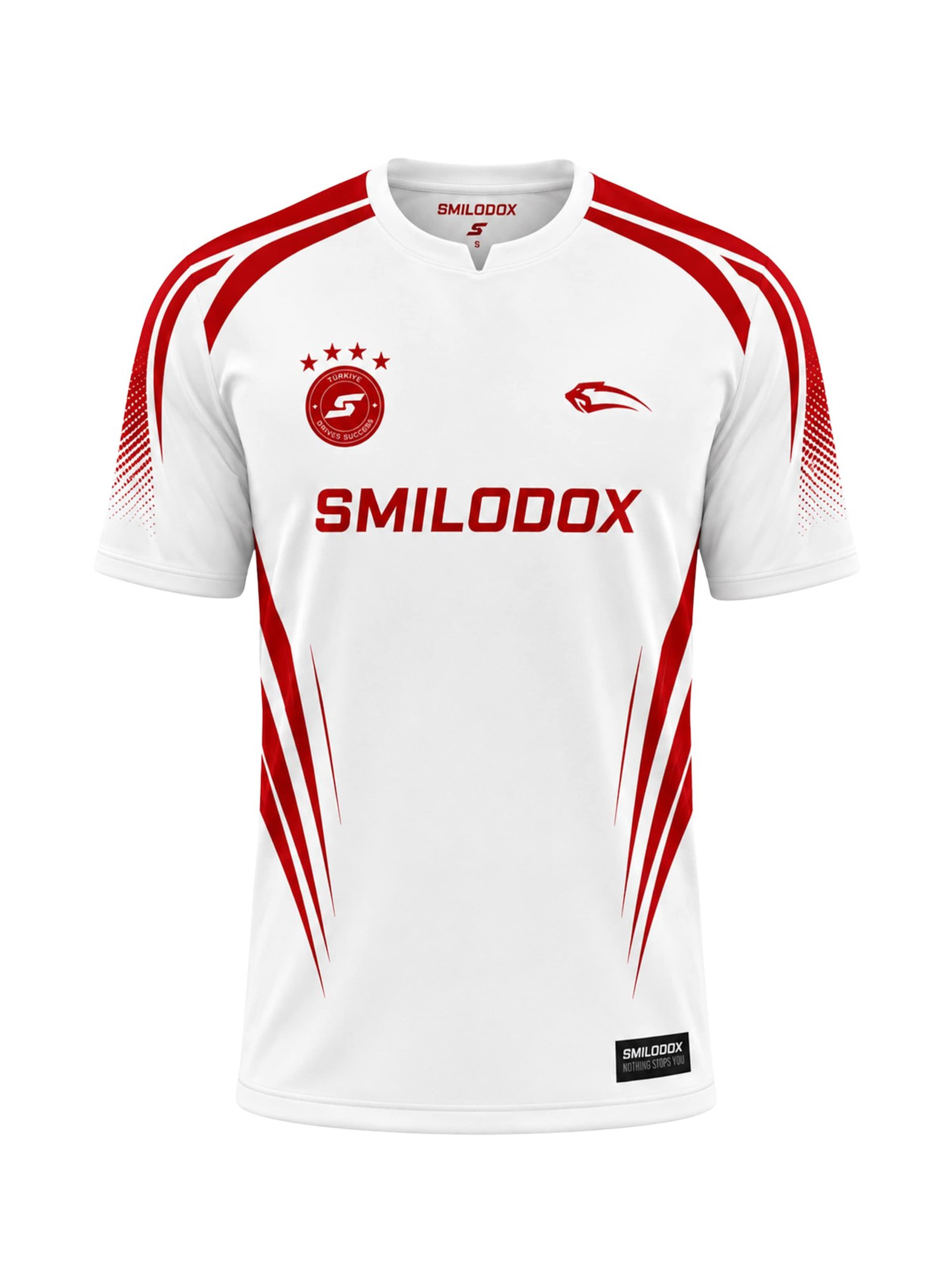 Smilodox T-Shirt ' ' in Weiß: Vorderseite
