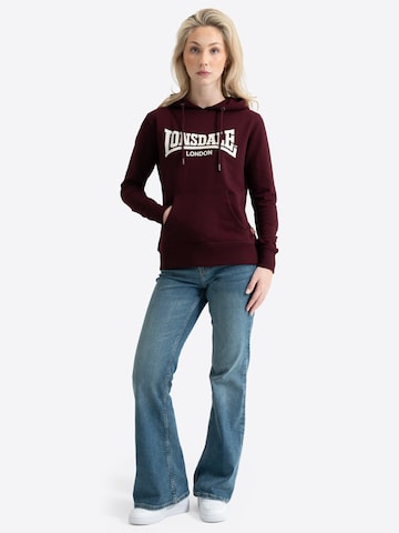 LONSDALE Свитшот 'Flookburgh' в Красный