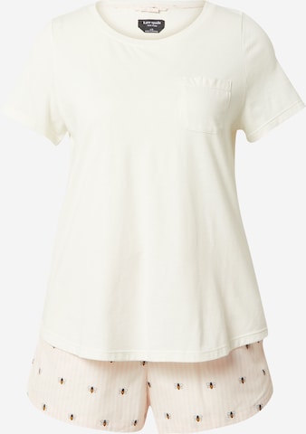 Kate Spade Korte pyjama in Wit: voorkant