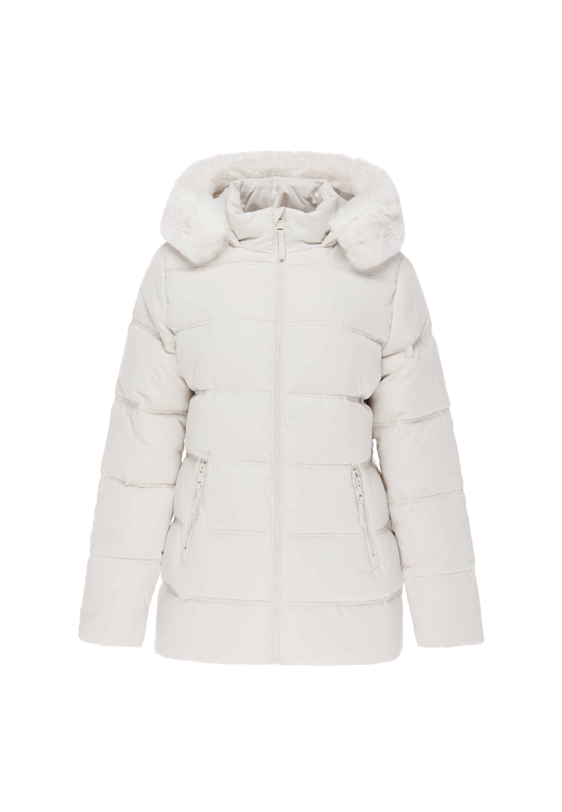 Usha Winter Jacket in Beige: front