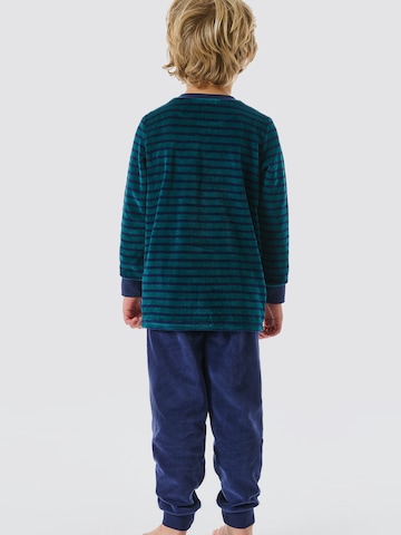 SCHIESSER Pajamas ' Rat Henry ' in Blue