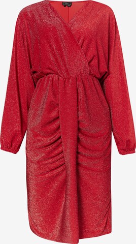 Robe faina en rouge : devant