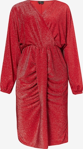 Robe faina en rouge : devant