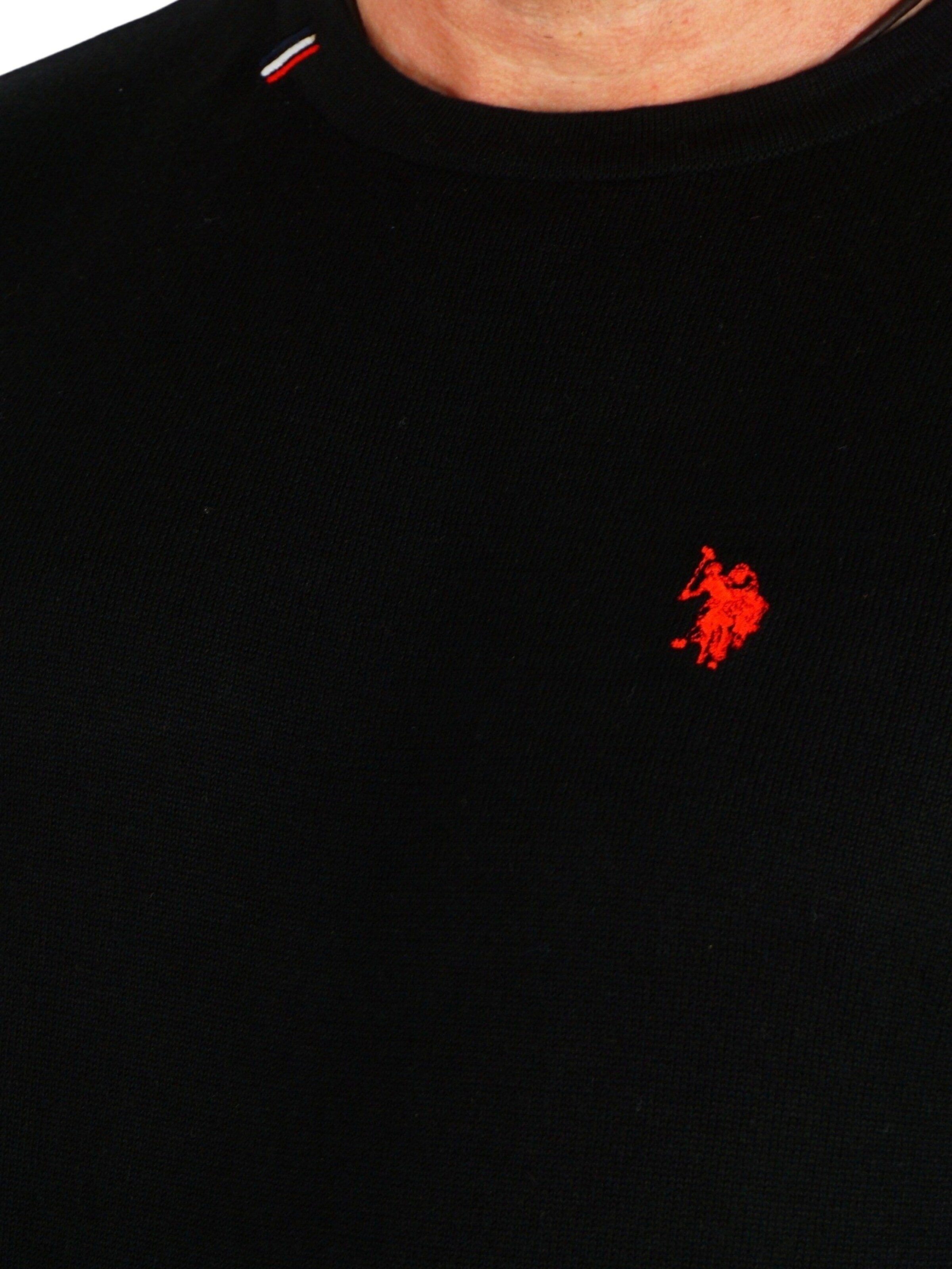 U.S. POLO ASSN. Pullover i sort