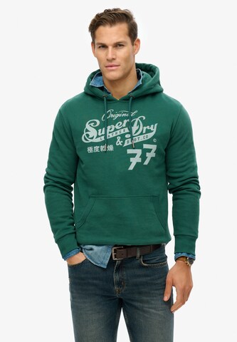 Superdry Sweatshirt in Grijs: voorkant