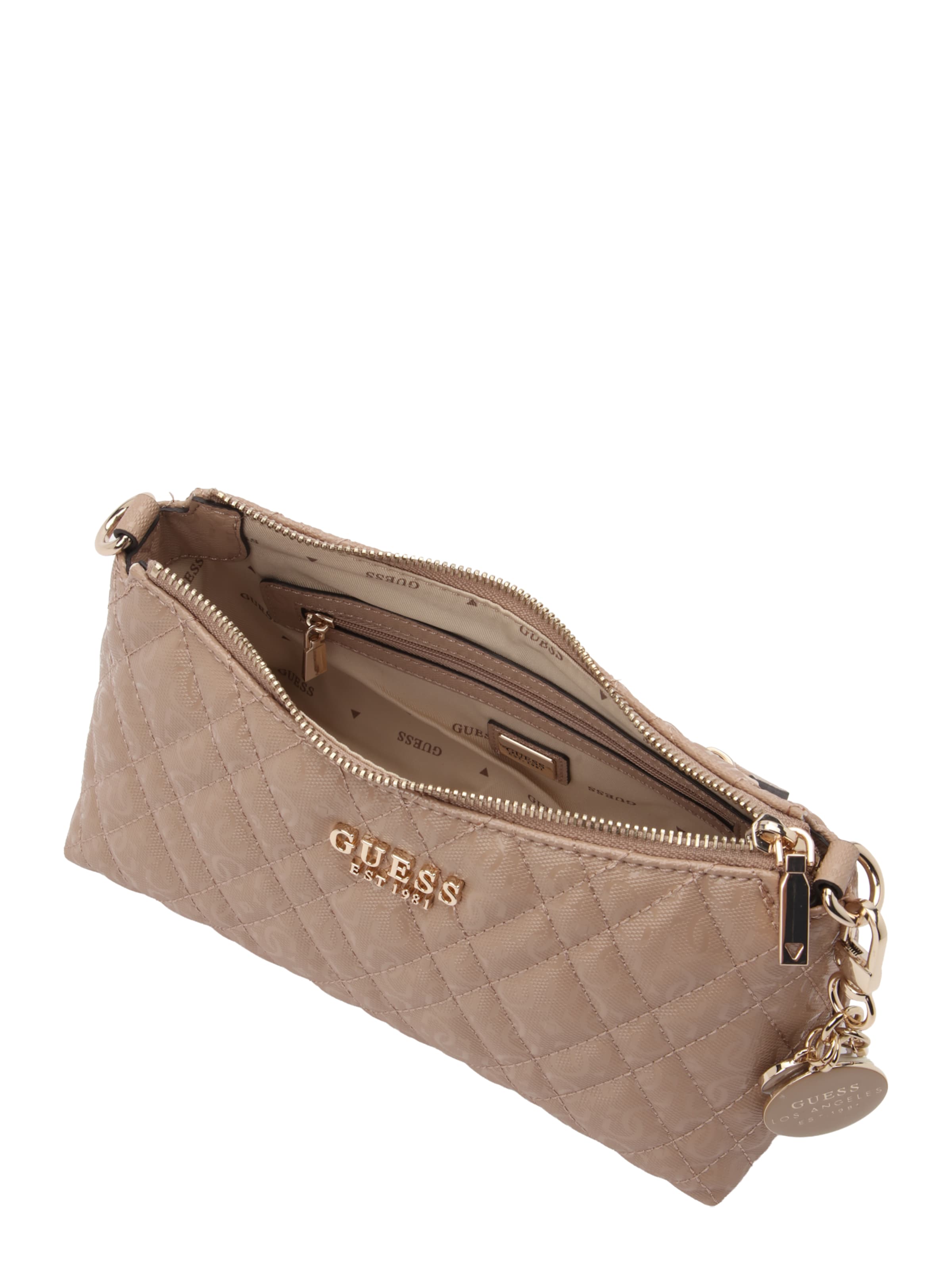 GUESS Taška přes rameno 'ISEMAY' – béžová