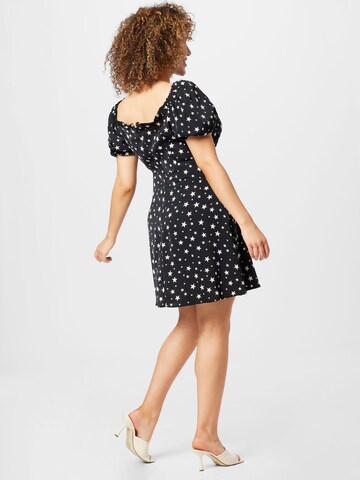 Nasty Gal Plus Kleid 'Star' in Schwarz