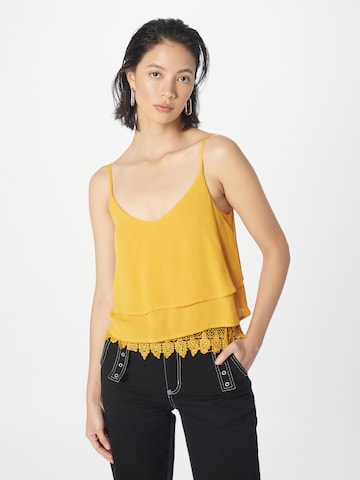 ABOUT YOU Top 'Ledora' in Yellow: front