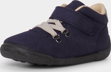 Pisamonas - Bota em azul: frente