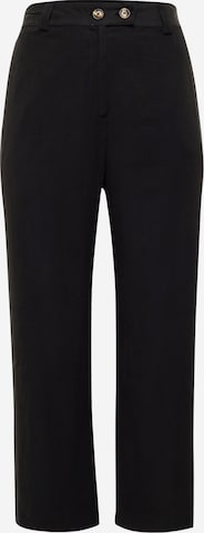 ONLY Carmakoma Trousers in Black: front