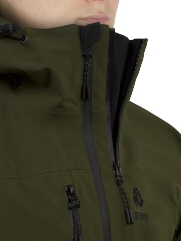 Guggen Mountain Performance Jacket 'Allwetter Jacke HD09 3-Lagen Hardshell Wanderjacke' in Green