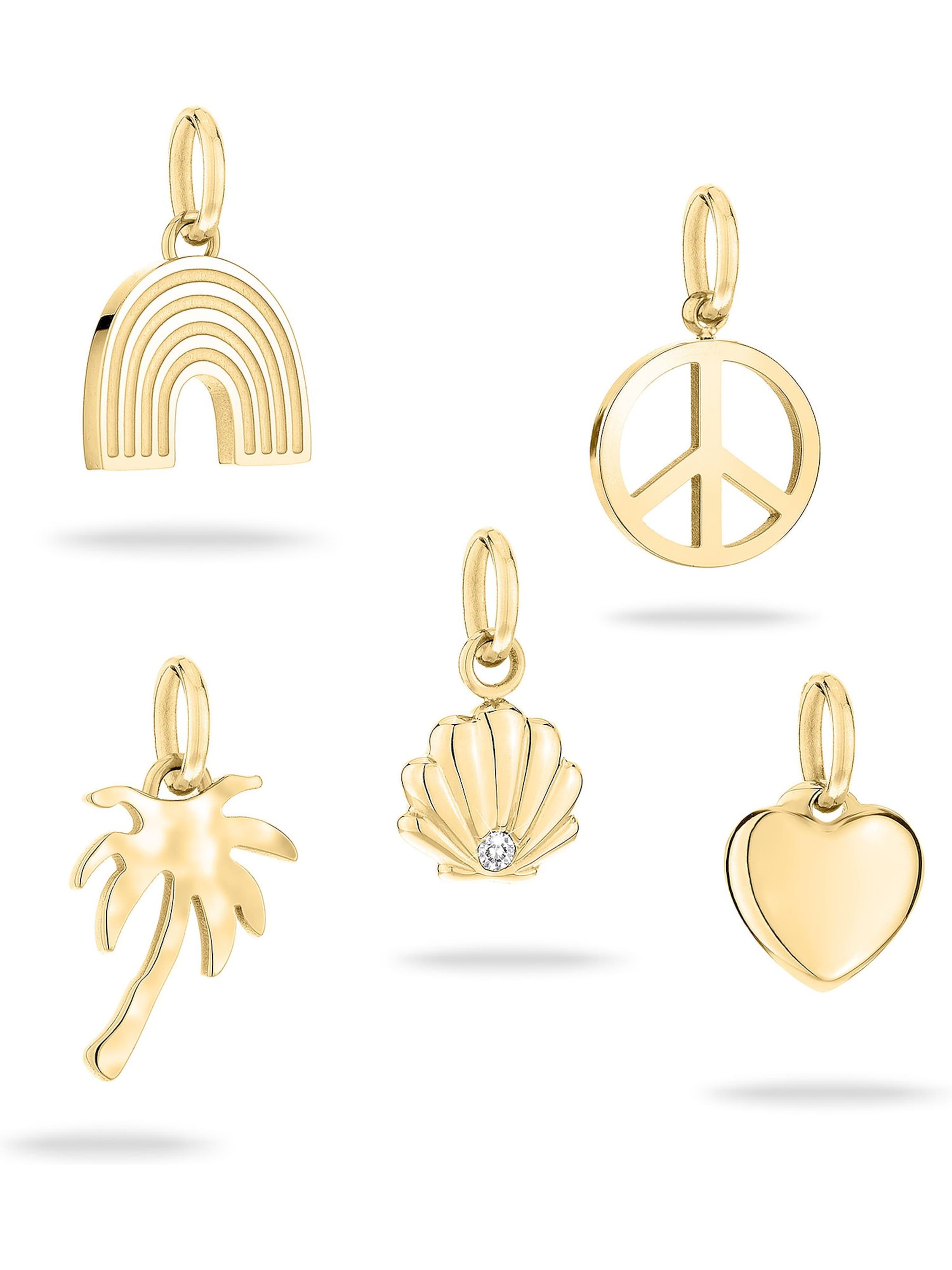 Tamaris Anhänger in gold, Produktansicht