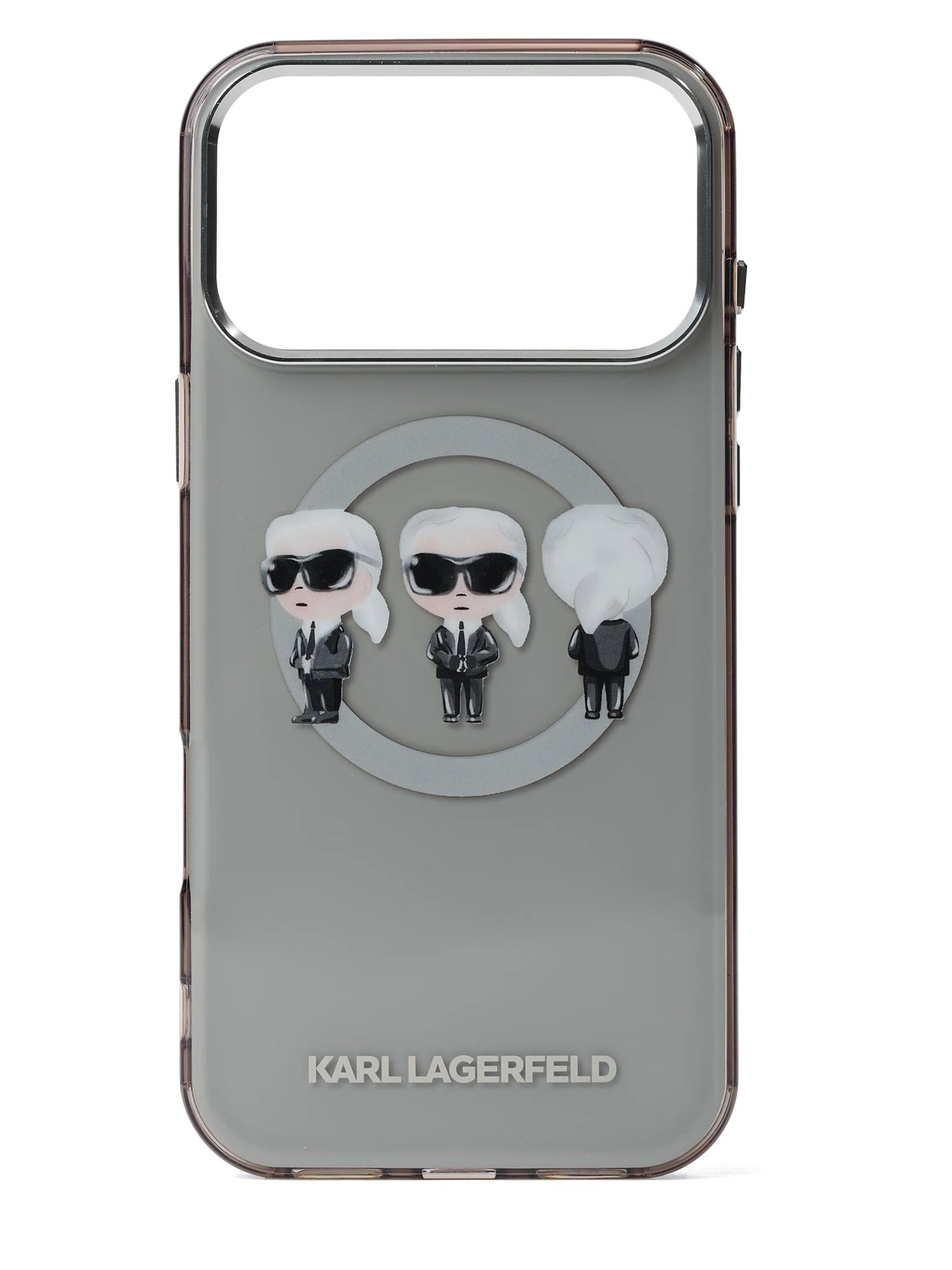 Karl Lagerfeld Mobilskal i grå: framsida