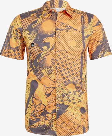 ADIDAS PERFORMANCE Regular fit Functioneel overhemd in Oranje: voorkant