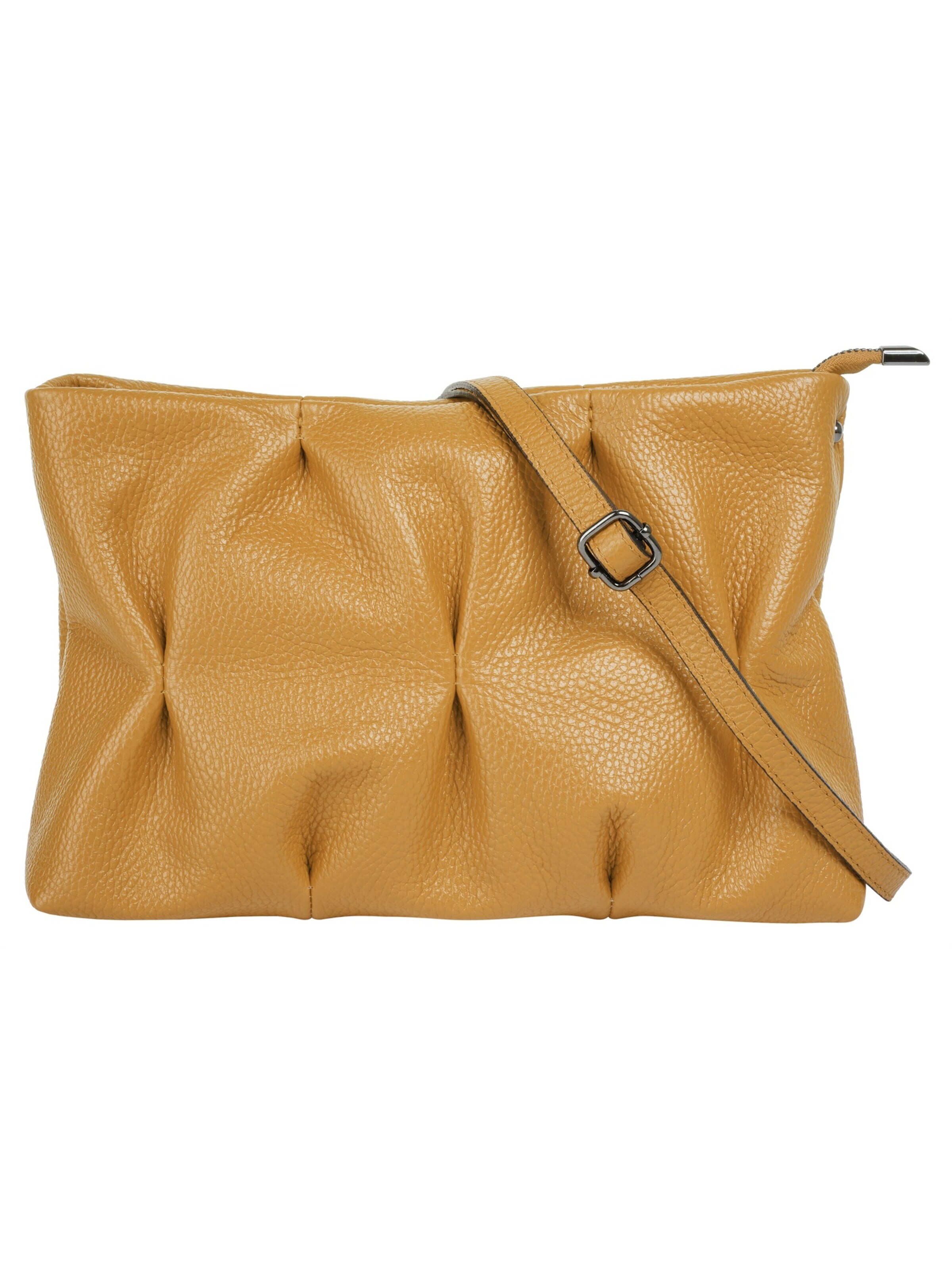 Sac à bandoulière Cluty en jaune : devant