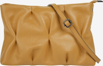 Sac à bandoulière Cluty en jaune : devant