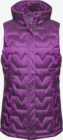 Ulla Popken Vest in Purple: front