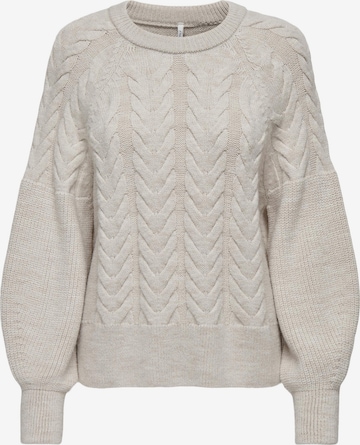 ONLY Sweater 'Sif Freja' in Grey: front