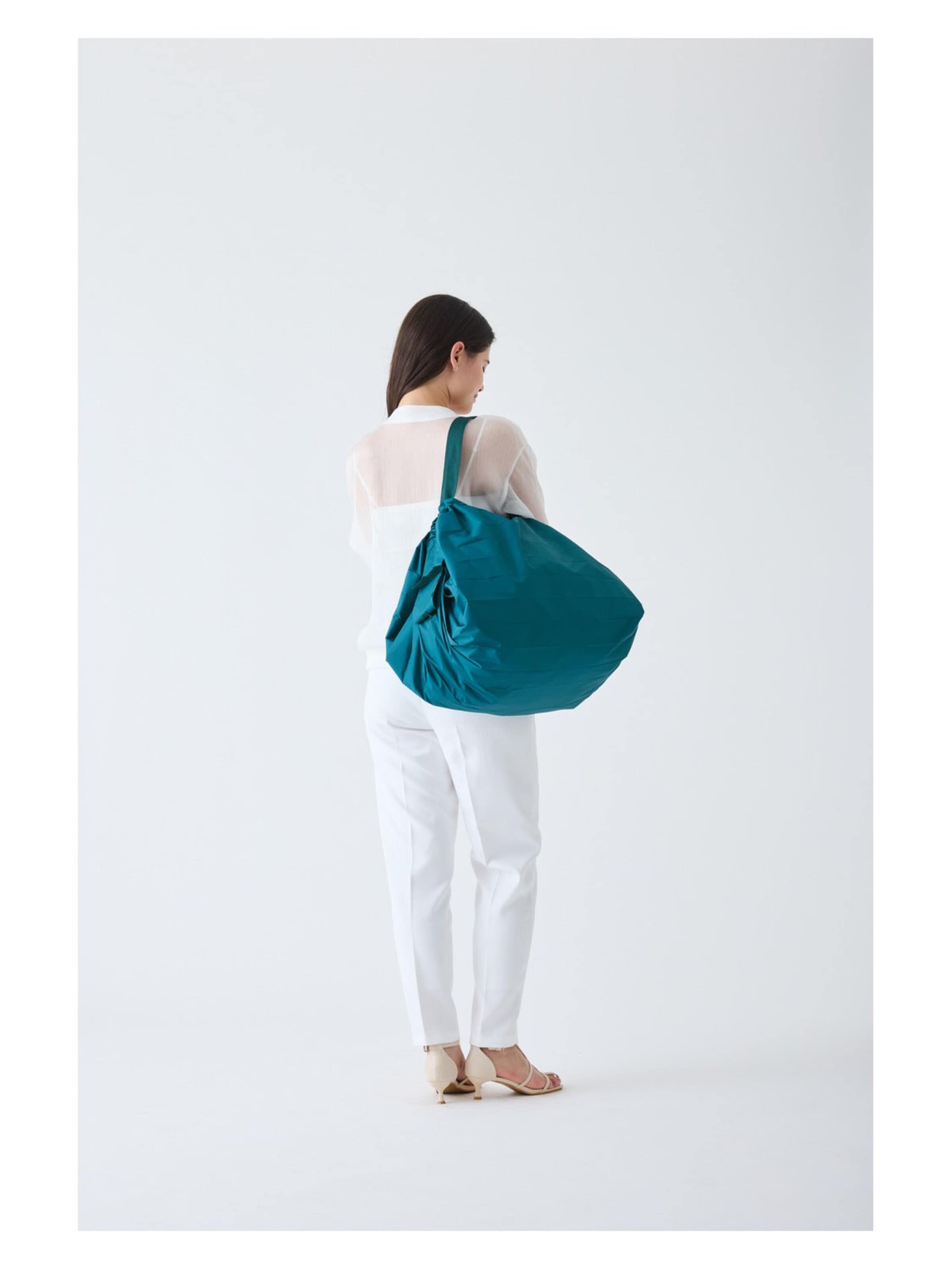 Shupatto Shopper 'Compact Bag L' in Groen