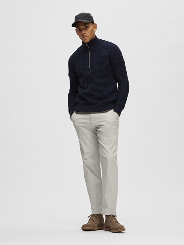 SELECTED HOMME Regular Chino 'New Miles' in Grijs