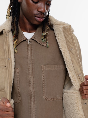 Pull&Bear Vinterjakke i beige
