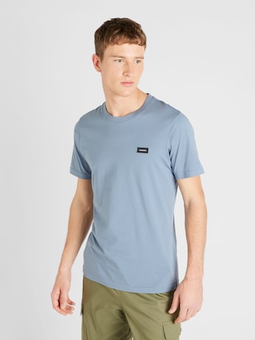 DENHAM T-shirt i blå: framsida