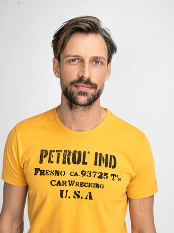 Petrol Industries Tričko – žlutá