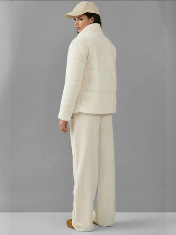 Giacca di pile di Bigdart in bianco