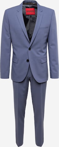 HUGO Red - Slimfit Traje 'Arti/Hesten' en azul: frente