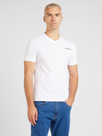 GUESS JEANS - Camisa em branco: frente