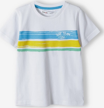 Tricou MINOTI pe albastru / galben / alb, Vizualizare produs